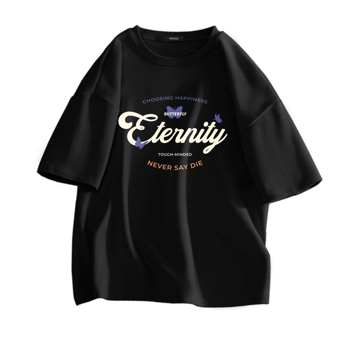 Футболка женская Miniso с круглым вырезом - Boxette Shop